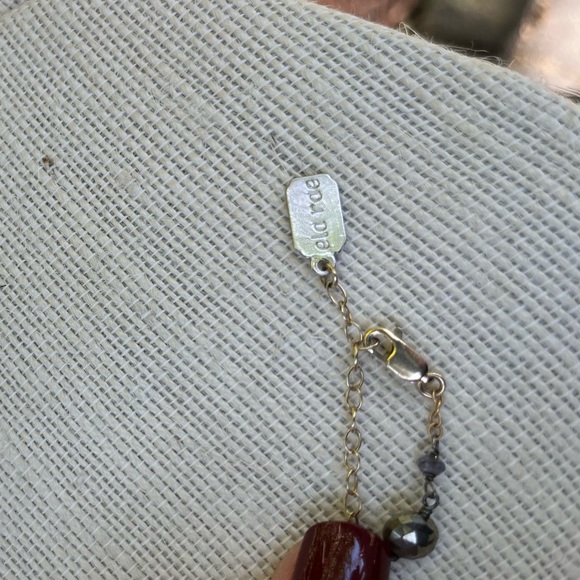 🦋ELa Rae 🦋semiprecious stone marcasite necklace - Picture 3 of 8